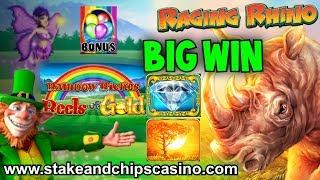 QUICK ONLINE CASINO VISIT - IN & OUT TO CASHOUT ?? • BIG WIN SLOTS BONUS ROUND•
