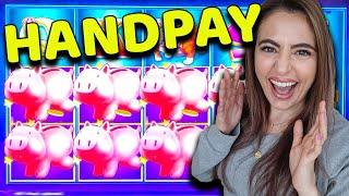 Piggy POPPED JACKPOT HANDPAY on Piggy Bankin' at Cosmo in Las Vegas!