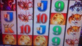 BUFFALO SLOT MACHINE 4 COIN BONUS 4 OF 4