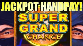 JACKPOT HANDPAY! $166,080 SUPER GRAND CHANCE!!  DOLLAR STORM NINJA MOON Slot Machine (ARISTOCRAT)