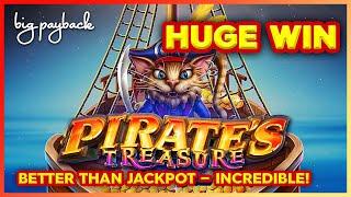 BETTER THAN JACKPOT! Pirate's Treasure Slot - DREAM SESSION!