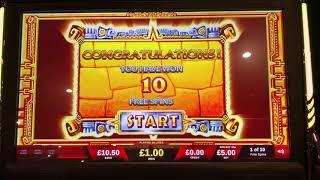 My first ever Solar Disk bonus £5 max bet.