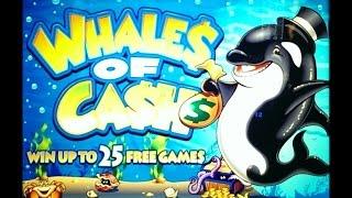Whales of Cash Slot Bonus BIG WIN - Aristocrat