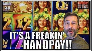 MY FINAL JACKPOT HANDPAY OF THE YEAR! WILD WILD PEARL SLOT MACHINE of course!
