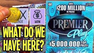 BIG WIN! BIG $00'S!  $50 Premier Play, MONOPOLY  777!  OVER $100 in TX Lottery Scratch Offs