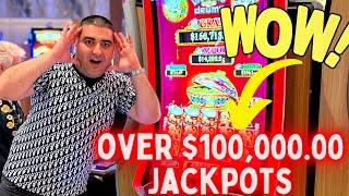 OMG Over $100,000 JACKPOTS In LAS VEGAS - Casino Biggest Wins