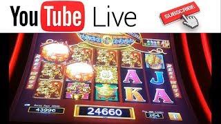 My First LIVE Casino Slot Machine Stream - LETS GET A BIG WIN or Mini JACKPOT