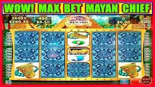 WOW! I PUT UP A FIGHT WITH MAYAN CHIEF | MAX BET | SLOT MACHINE