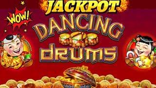 High Limit Dancing Drums Slot Machine HANDPAY JACKPOT | Season 8 | Episode #11