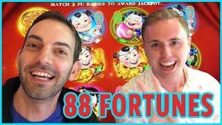DOUBLE TROUBLE w/ BingoKIng  88 Fortunes   Sunday FunDay Slot Machine Pokies