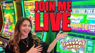 Trying To Land The Grand JACKPOT LIVE From The Casino
