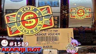 Top Dollar Jackpot Hand pay & Shamrock Slot Resorts World in Las Vegas Casino 赤富士スロット ラスベガス  スロット