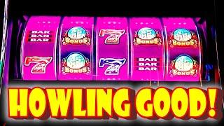 I TRICKED MYSELF!!! * ANOTHER HOWLING GOOD DECISION!! - Las Vegas Casino Slot Machine VLR Bonus Win