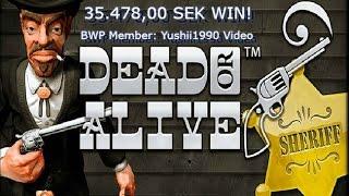 Dead Or Alive 35.478,00 SEK WIN!