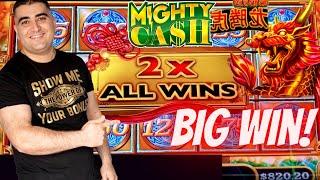 High Limit Mighty Cash Slot Machine Max Bet Bonuses & Big Wins -Amazing Session | SE-4 | EP-9