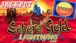 HANDPAY JACKPOT HIGH LIMIT Lightning Link Sahara Gold $50 Bonus Round ️Best Bet Slot Machine Casino
