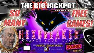 HEXBREAKER BONANZA! SO MANY FREE GAMES! FUN WIN$ at RENO | The Big Jackpot
