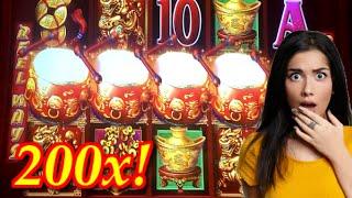 UNBELIEVEABLE Bonus WIN on DANCING DRUMS!!  Fu Dogs for DAYS! | Casino Countess