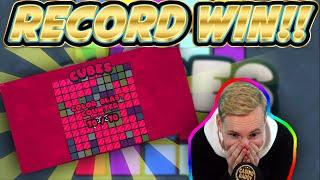 RECORD WIN! Cubes Big win - HUGE WIN on NEW slot from Hacksaw gaming