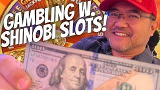 GAMBLING IN VEGAS W. SHINOBI SLOTS!  ALBERT’S SLOT FRIENDS FRIDAY!  Slot Machine