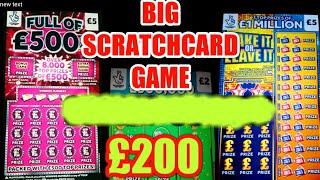 BIG SCRATCHCARD GAME"TAKE IT -LEAVE IT"£500,000 JP GREEN"