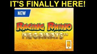 Live Online Play - RAGING RHINO MEGAWAYS HAS ARRIVED!