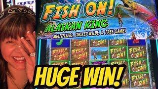 HUGE WIN! NEW GAME! FISH ON ALASKAN KING