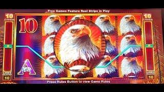 SUPER BIG WIN!! EAGLE BUCKS SLOT & WONDER WIZARD BONUSES!!!