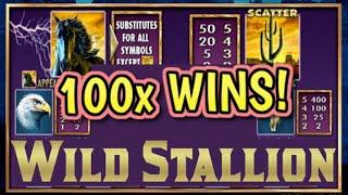 100X Wins on WILD STALLION Slot Machine - This Slot Has MASSIVE POTENTIAL! | Casino Countess
