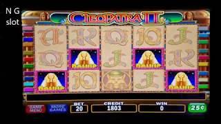 High Limit Cleopatra 2 Slot Machine Bonuses Win  NICE GAME. c25 Denomination