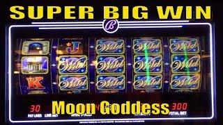 SUPER BIG WINMOON GODDESS Slot machine (Bally) Live play & Bonus / $3.00 Max Bet @ San Manuel彡