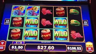 Cash Xtreme Rising Twin Tigers Slot Machine Free Spin Bonus Mandalay Bay Casino Las Vegas