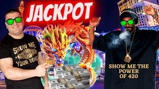 HANDPAY JACKPOT On High Limit Fu Dai Lian Lian Dragon - $26.40 BET !! NG Slot Vs Snoop Dogg