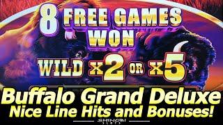 Winning on Buffalo Grand Deluxe with Nice Line Hits and Free Games Bonuses at Yaamava!