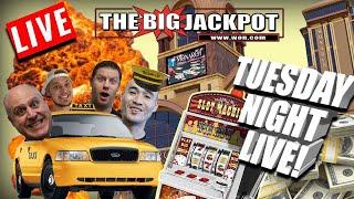 Taxi Tee and Crew Play for Some Huge Jackpots Live  | The Big Jackpot