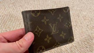 Louis Vuitton Wallet - Fix Curled Edges at Home - Easy Wallet Restoration