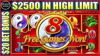 I Put $2500 in Red Fortune High Limit Slots SEE WHAT HAPPENS!