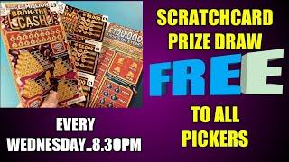 WEDNESDAY'S "FREE" £30.00..PRIZE DRAW FOR THE LUCKY VIEWERS