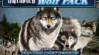 Free Untamed Wolf Pack slot machine by Microgaming gameplay • SlotsUp