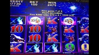 Better than JackpotBUFFALO THUNDERING 7s $1 Slot Bet $5(Free Play)/ Fortune King DX, Timber Wolf DX