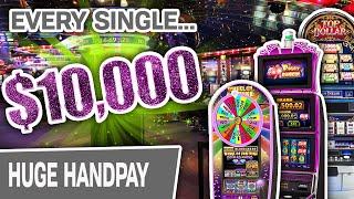 $10,000 HANDPAYS ONLY  EVERY Time I’ve Hit a $10K Jackpot Since I FIRST STARTED!