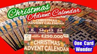 .Christmas Advent Scratchcard......  ️ One Card Wonder Game..