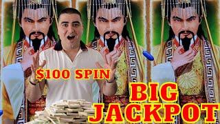 HUGE JACKPOTS On Dragon Link Slot Machine - $100 Spin