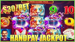 HIGH LIMIT Lock It Link Hold Onto Your Hat HANDPAY JACKPOT $30 Max Bet Bonus Slot Machine Casino
