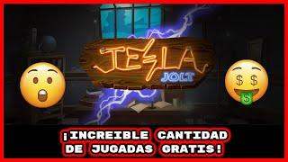 INCREIBLE CANTIDAD DE GIROS GRATIS!  Tesla Jolt Tragamonedas Online