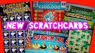NEW Scratchcards New Scrabble Cashword..New 1/2Million £2 card.INSTANT  MILLIONAIRE