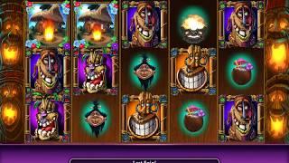FREAKI TIKI Video Slot Casino Game with a LUAU FREE SPIN BONUS