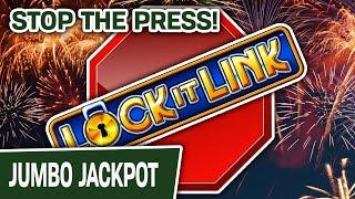 STOP THE PRESS! Incredible Lock It Link JACKPOT  + James Bond 007 Slot Action