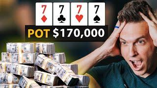 FOUR OF A KIND In Super High Stakes Poker Cash Game