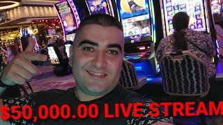 $50,000.00 High Limit Live Stream ! Let's Hit The GRAND JACKPOT